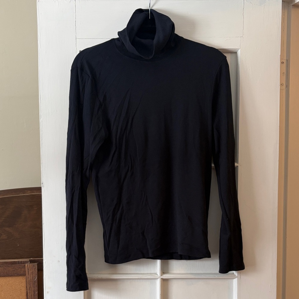 American Giant Black Long Sleeve Tee